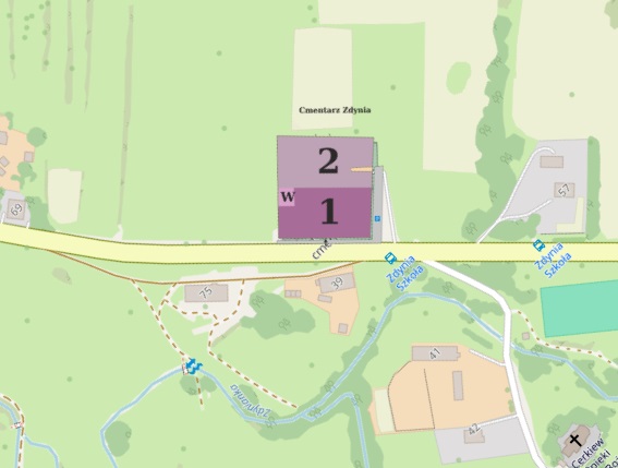 Obraz przedstawiający Cmentarz Zdynia