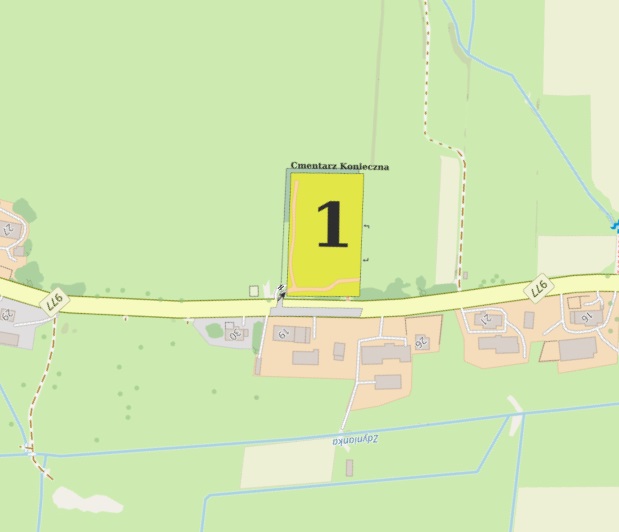 Obraz przedstawiający Cmentarz Konieczna