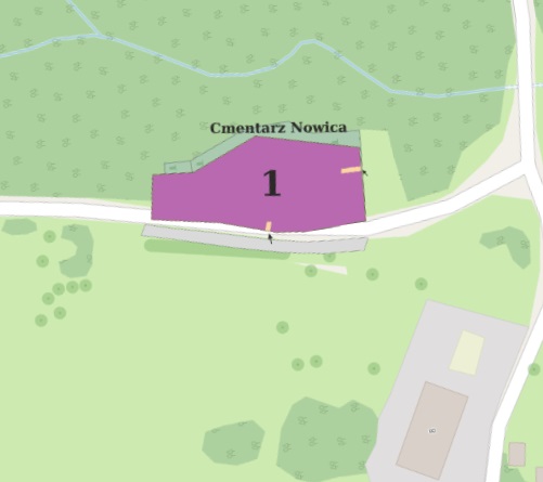 Obraz przedstawiający Cmentarz Nowica