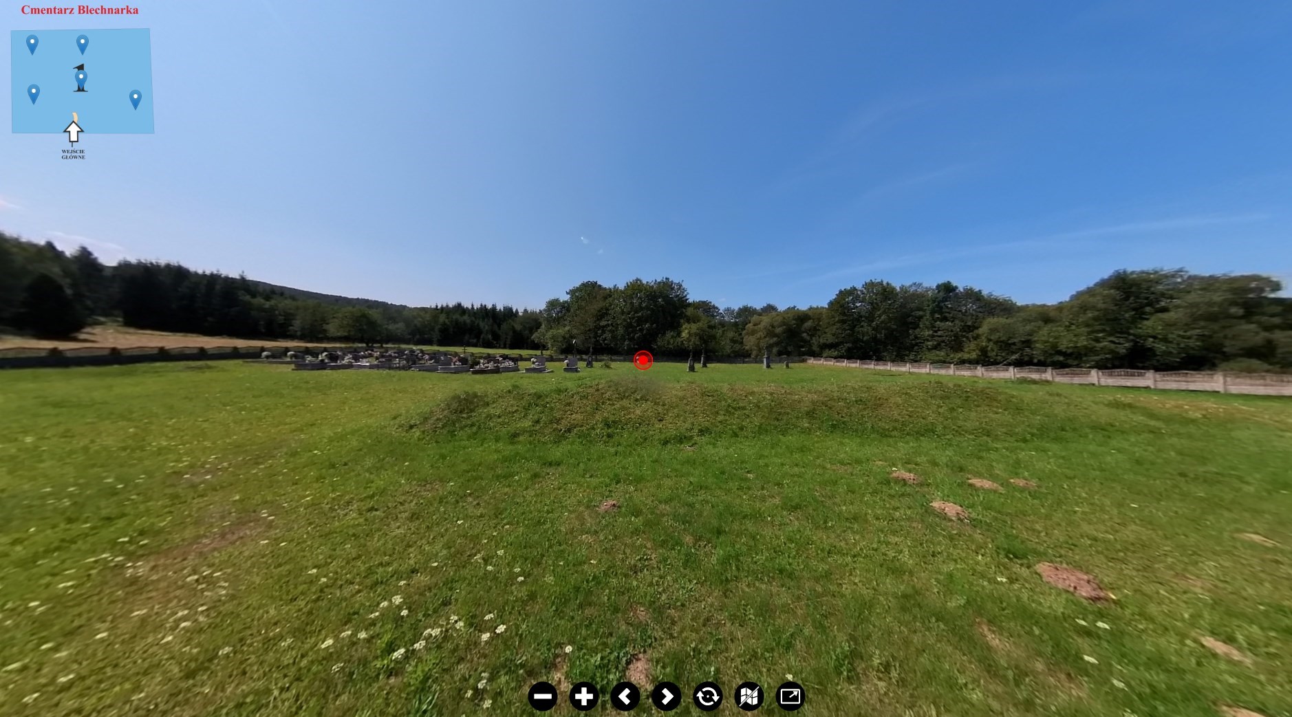 Obraz przedstawiający Cmentarz Blechnarka