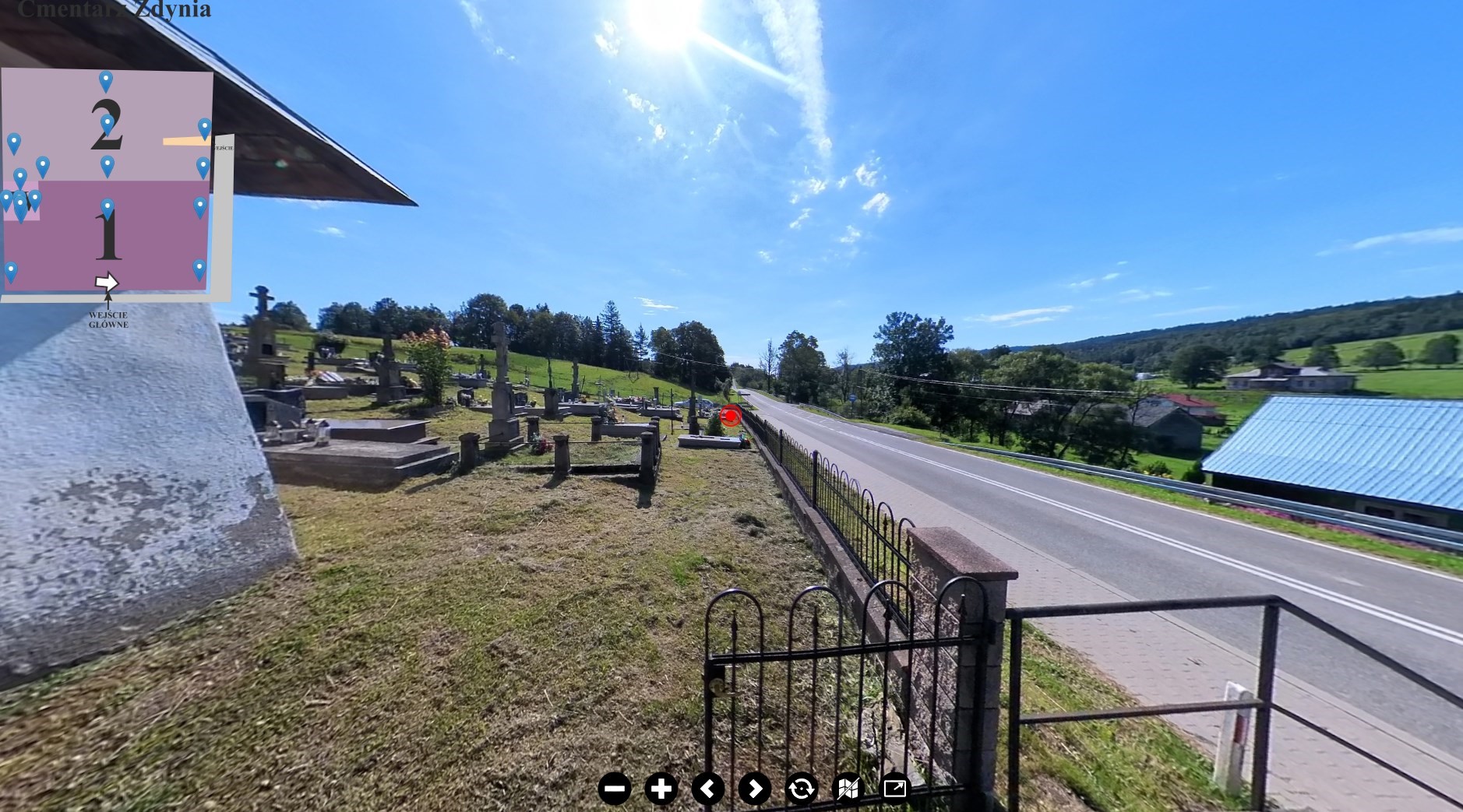 Obraz przedstawiający Cmentarz Zdynia