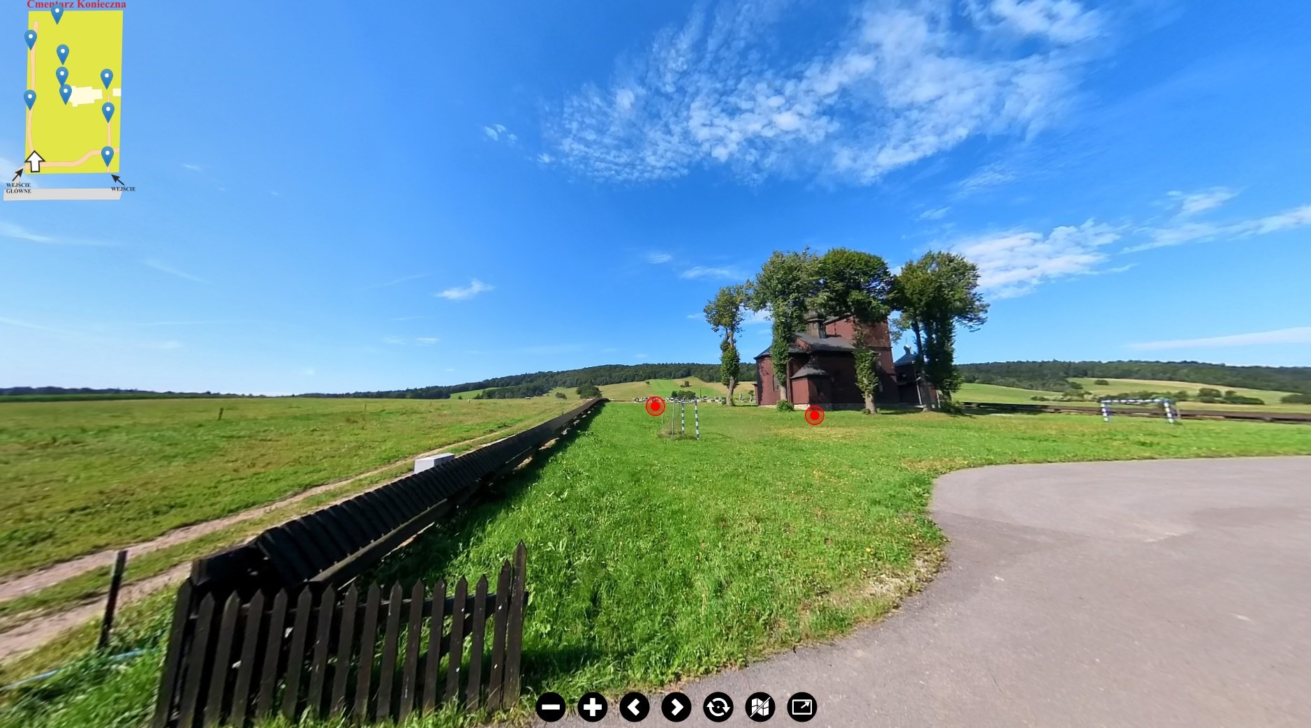 Obraz przedstawiający Cmentarz Konieczna