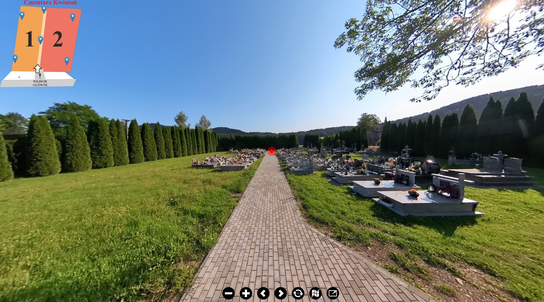 Obraz przedstawiający Cmentarz Kwiatoń