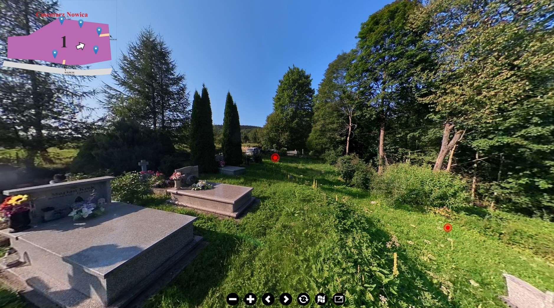 Obraz przedstawiający Cmentarz Nowica